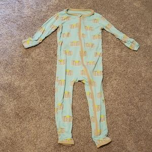 Kickee Pants Pancake Zip Coverall 2T